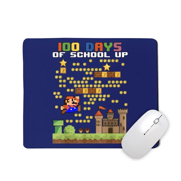 100 Days Of School MariöSüper Gamer Video Game Boys Girls Mousepad