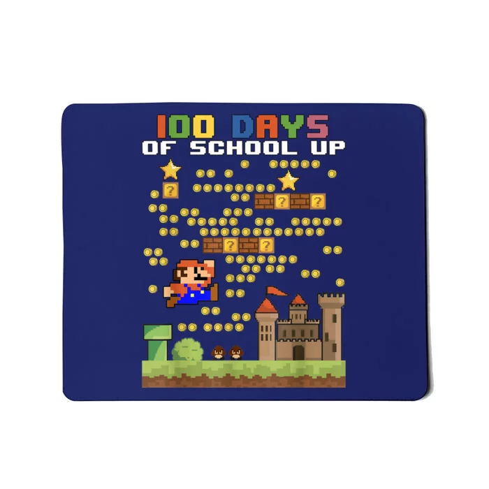 100 Days Of School MariöSüper Gamer Video Game Boys Girls Mousepad