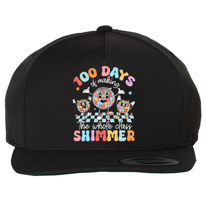 100 Days Of Making Whole Class Shimmer 100th Day Of School Wool Snapback Cap