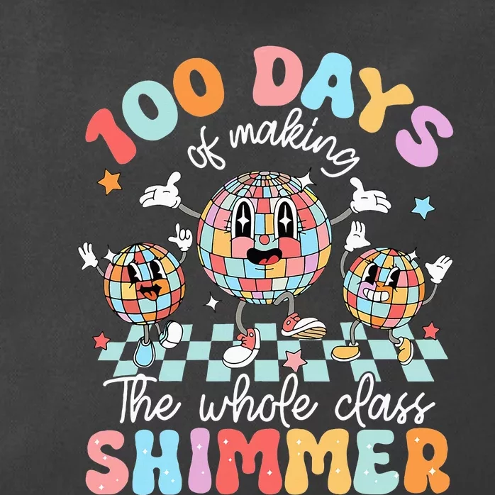 100 Days Of Making Whole Class Shimmer 100th Day Of School Zip Tote Bag