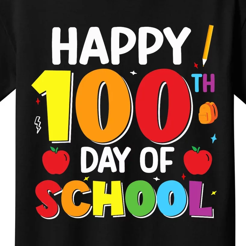 100 Days Of School 100th Day Of School Kids T-Shirt