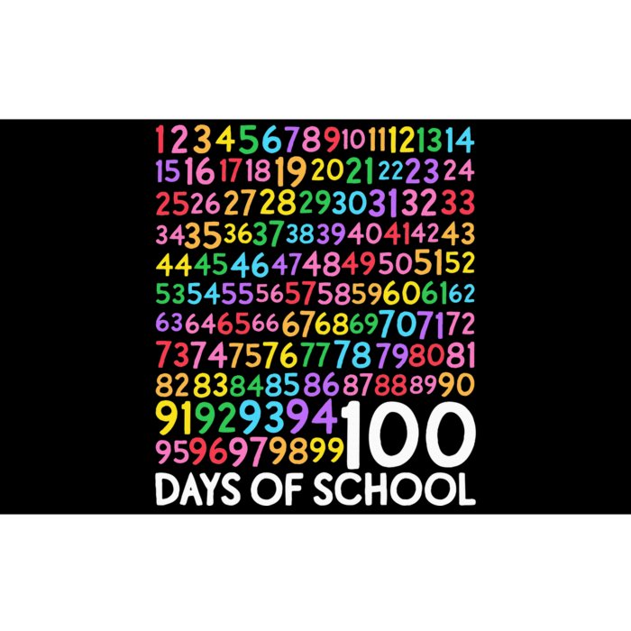 100th Day Of School Teacher 100 Days Math Numbers Bumper Sticker