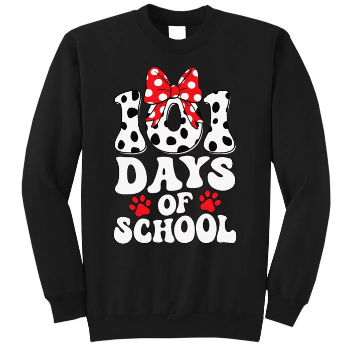 100 Days Of School Dalmatian Dog 100 Days Smarter Sweatshirt