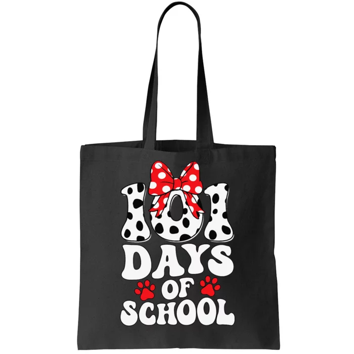 100 Days Of School Dalmatian Dog 100 Days Smarter Tote Bag