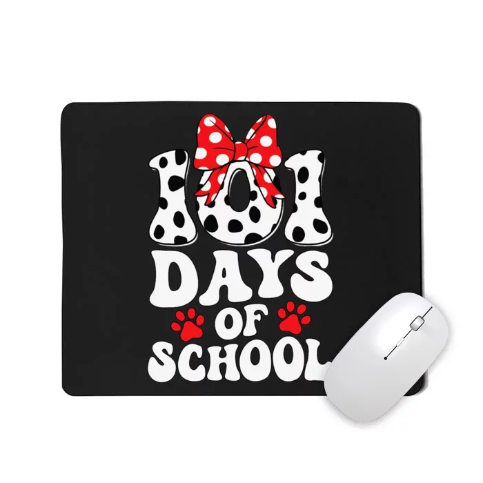 100 Days Of School Dalmatian Dog 100 Days Smarter Mousepad