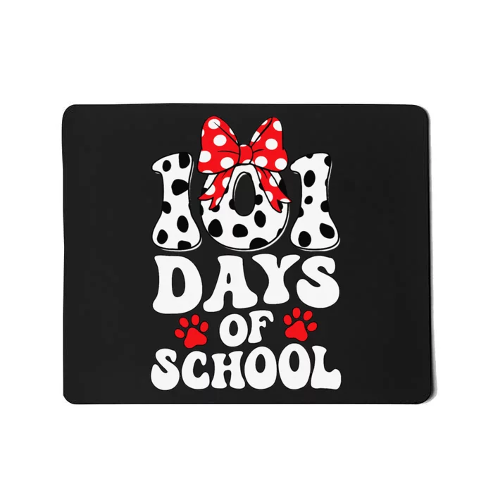 100 Days Of School Dalmatian Dog 100 Days Smarter Mousepad