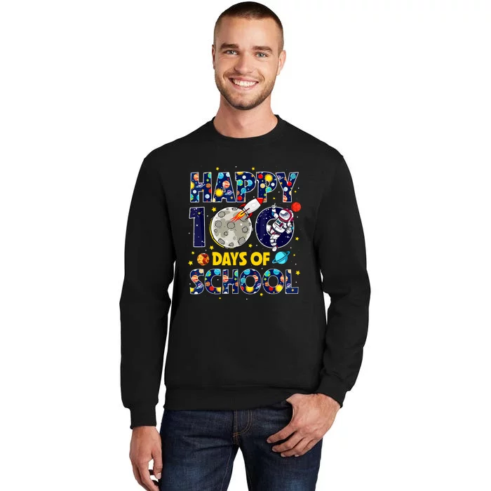 100 Day Of School Outer Space For Student Teacher Tall Sweatshirt