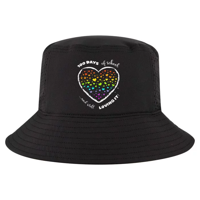 100 Days Of School Celebrate 100th Day Of School Cool Comfort Performance Bucket Hat