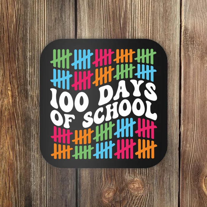 100 Days Of School Coaster