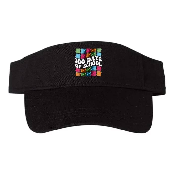 100 Days Of School Valucap Bio-Washed Visor