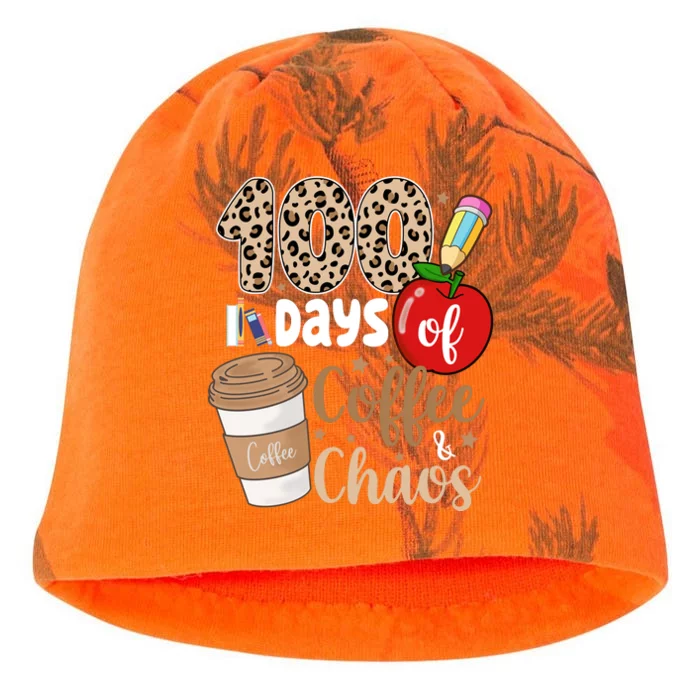 100 Days Of Coffee And Chaos Teacher Kati - Camo Knit Beanie