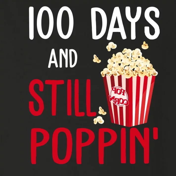 100 Days Of School And Still Poppin Toddler Long Sleeve Shirt