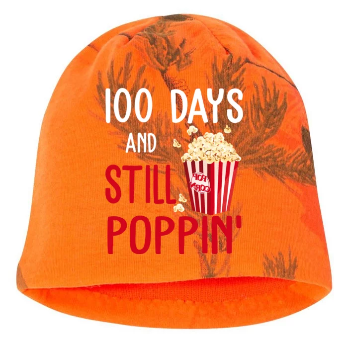 100 Days Of School And Still Poppin Kati - Camo Knit Beanie