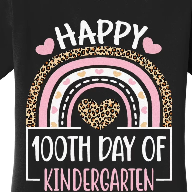 100th Day Of Kindergarten Funny 100 Days Of School Teacher Women's T-Shirt