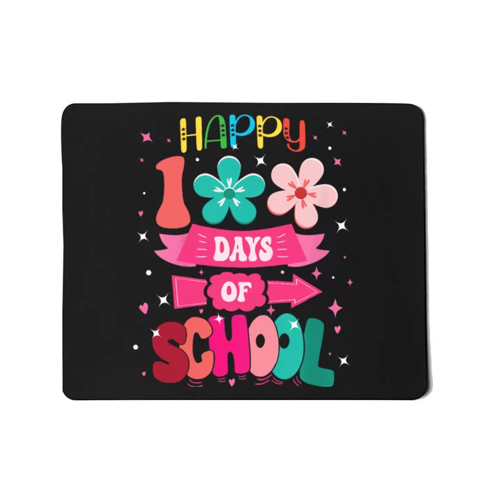 100 Days Of School Girl 100th Day Of School Mousepad