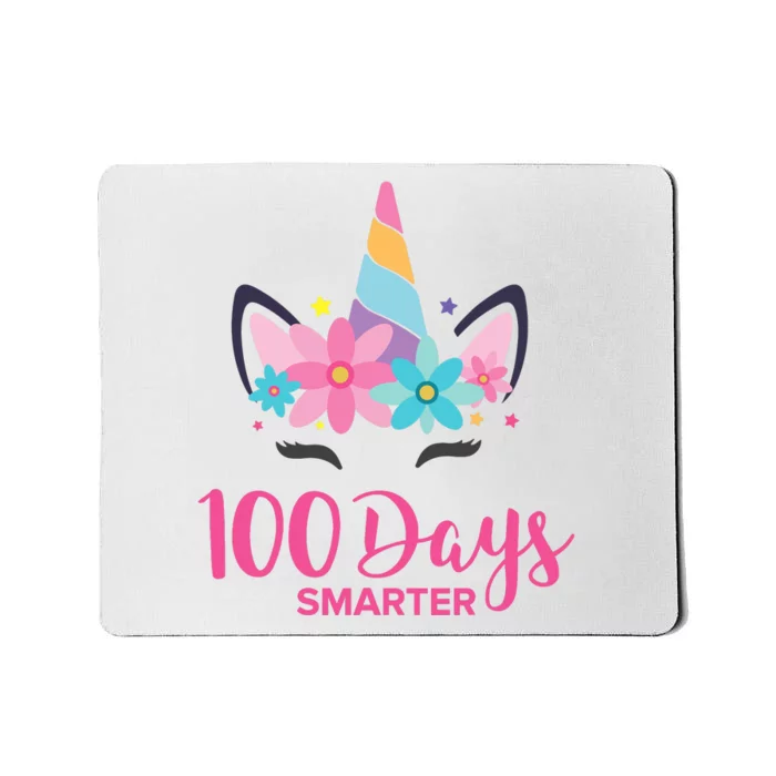 100 Days Of School Unicorn Girl Costume Mousepad