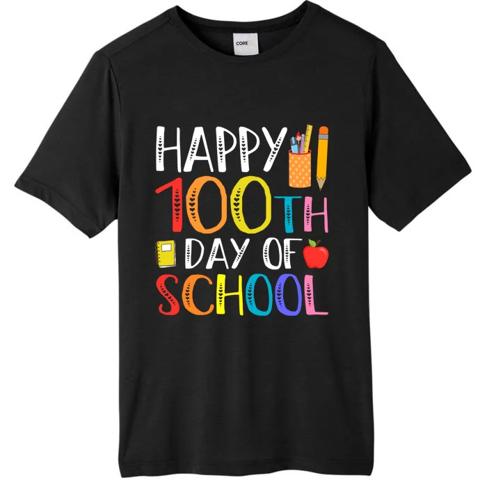 100 Days Of School Teacher And Student ChromaSoft Performance T-Shirt