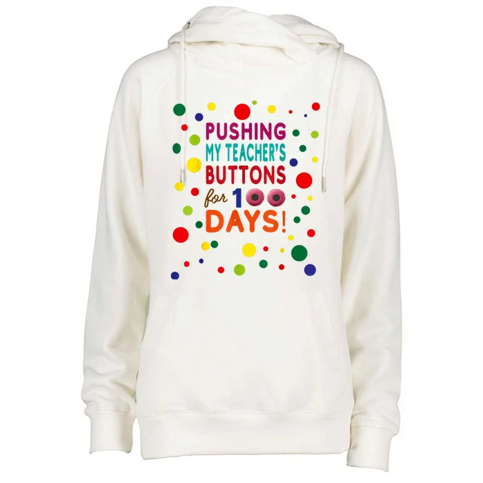 100 Days Of School 2024 Womens Funnel Neck Pullover Hood