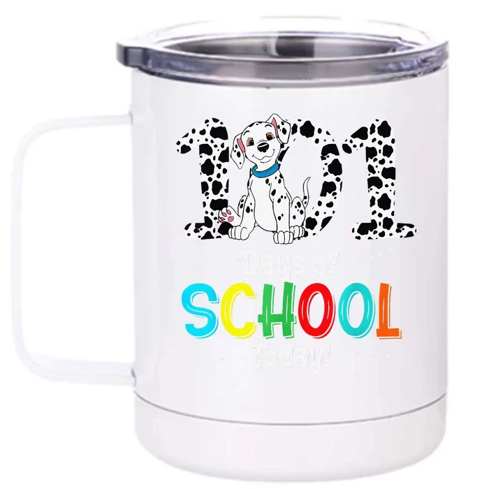 100th Day Of School 101 Days Smarter 100 For Front & Back 12oz Stainless Steel Tumbler Cup