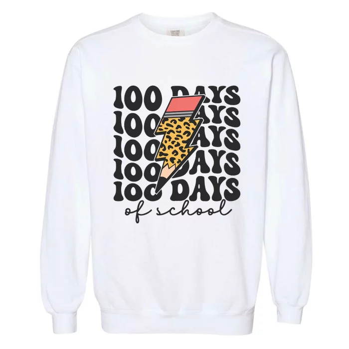 100 Days Of School Garment-Dyed Sweatshirt