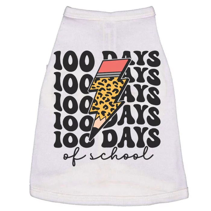 100 Days Of School Doggie Tank