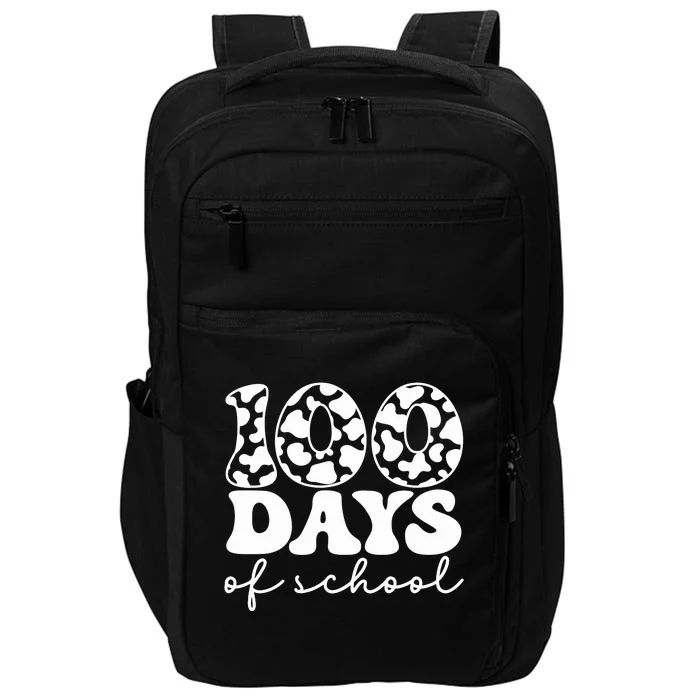 100 Days Of School Cow Impact Tech Backpack