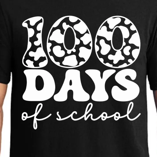 100 Days Of School Cow Pajama Set