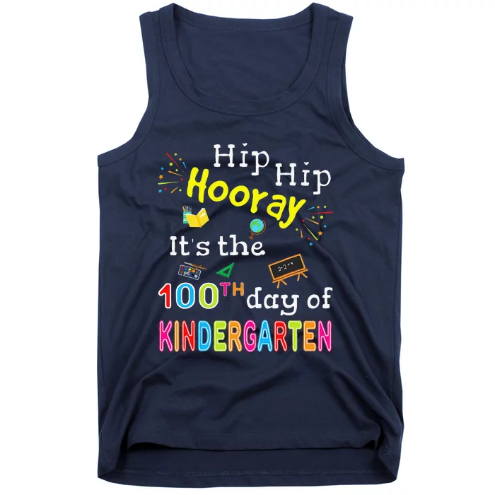 100 Days Of School Gifts For Kindergarten Teacher Tank Top