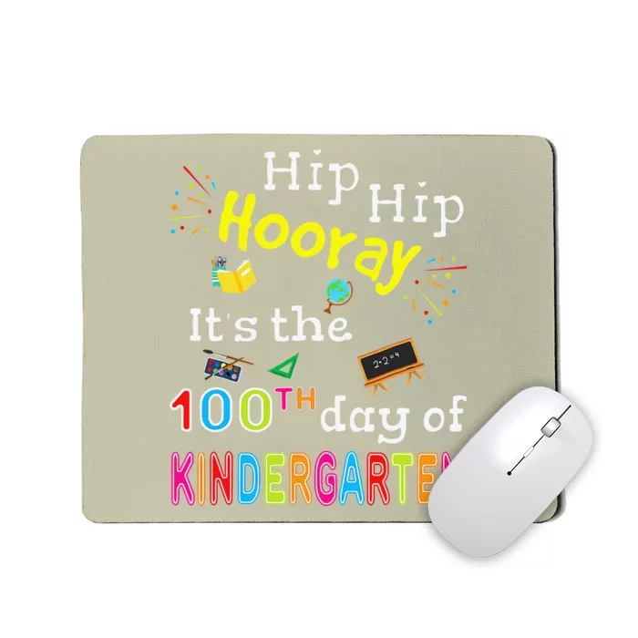 100 Days Of School Gifts For Kindergarten Teacher Mousepad