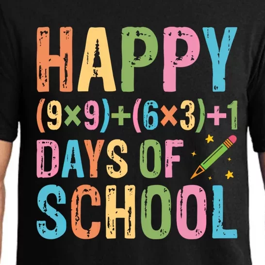 100th Day Of School Teacher 100 Days Of School Math Funny Gift Pajama Set