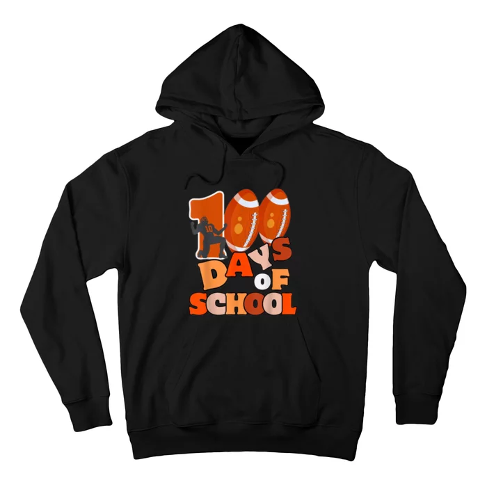 100 Days Of School Football Cute Hoodie