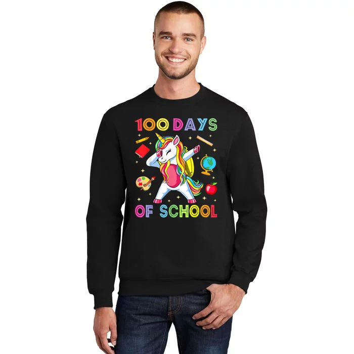 100 Days Of School Tall Sweatshirt