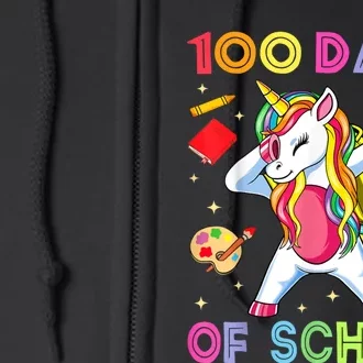 100 Days Of School Full Zip Hoodie