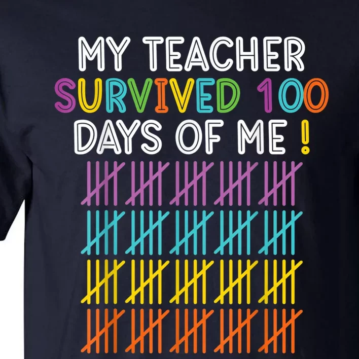 100 Days Of School 100th Day Of School Tall T-Shirt