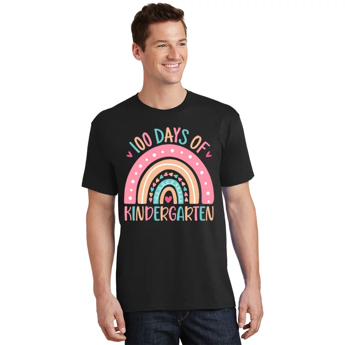 100 Days Of Kindergarten Teacher 100th Day Of School T-Shirt