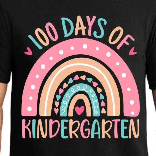 100 Days Of Kindergarten Teacher 100th Day Of School Pajama Set