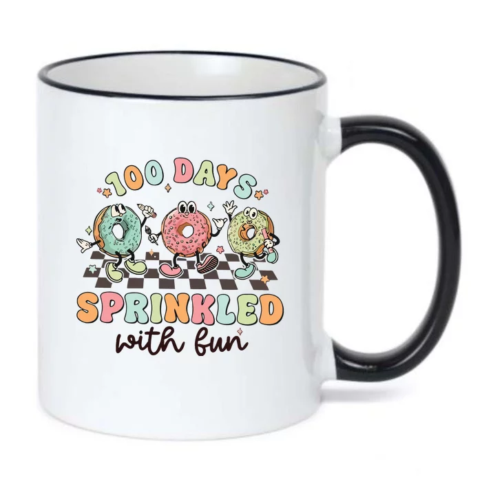 100 Days Of School Teacher Sprinkled With Fun Black Color Changing Mug