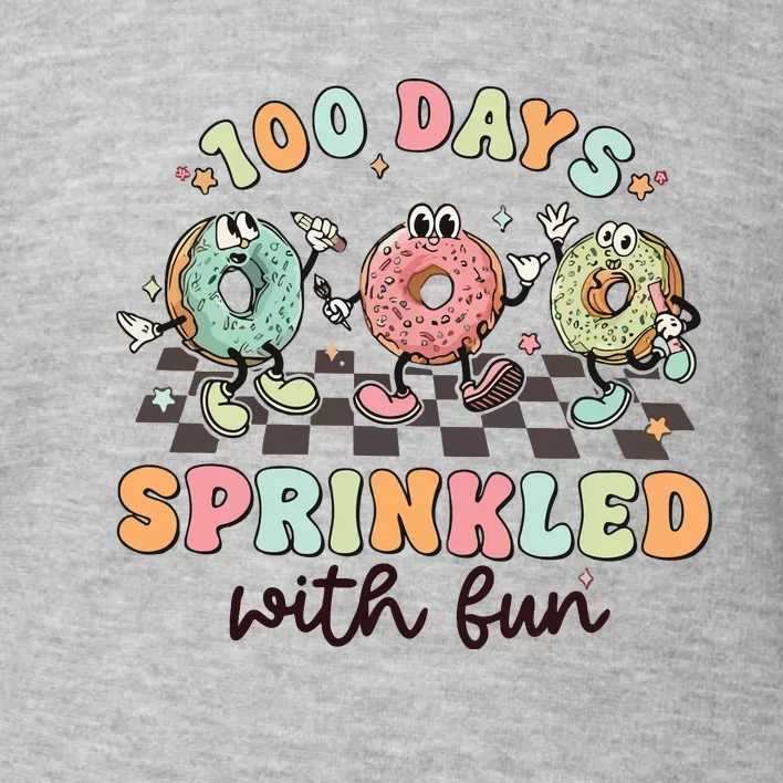 100 Days Of School Teacher Sprinkled With Fun Toddler Sweatshirt