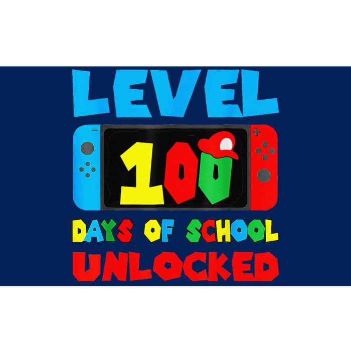 100 Days Of School 100th Day Of School Level Unlocked Bumper Sticker