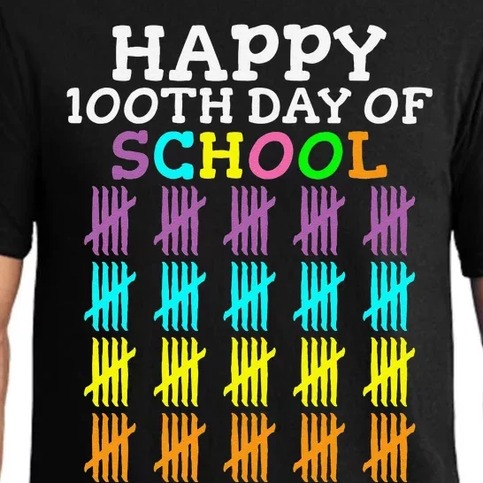 100 Days Of School Student Teacher Pajama Set