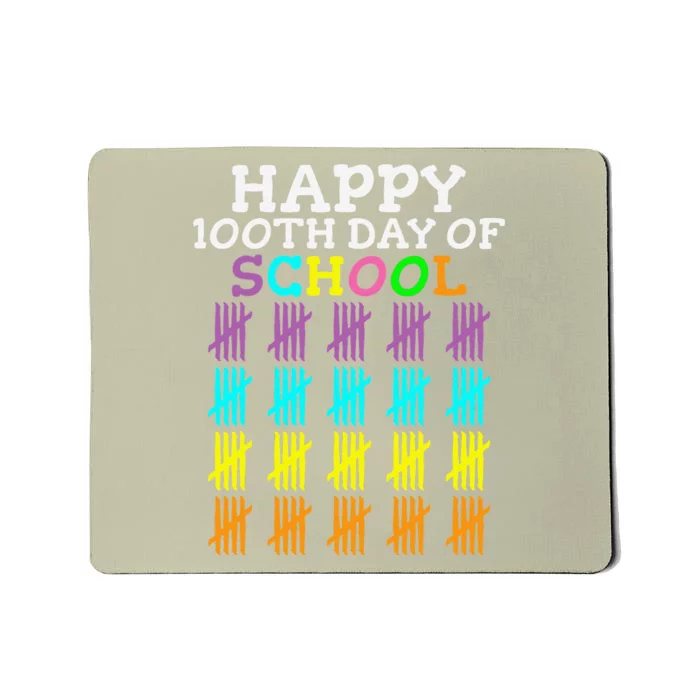 100 Days Of School Student Teacher Mousepad