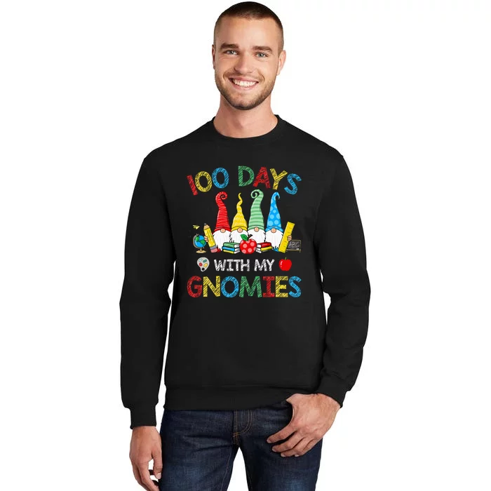 100 Days Of School Gnomes Teachers Happy 100th Day Sweatshirt