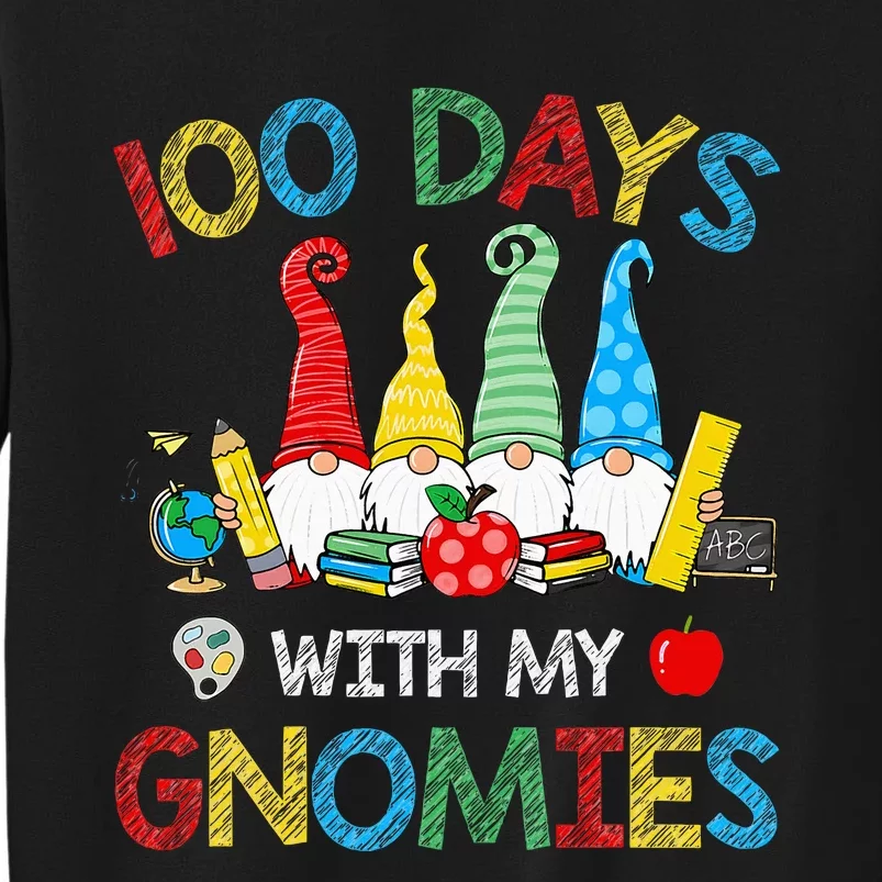 100 Days Of School Gnomes Teachers Happy 100th Day Sweatshirt