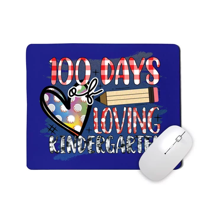 100 Day Of Loving Kindergarten 100 Days Of School Meaningful Gift Mousepad