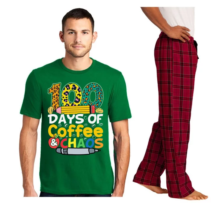 100 Days Of School Coffee Lover 100th Day Of School Teacher Pajama Set