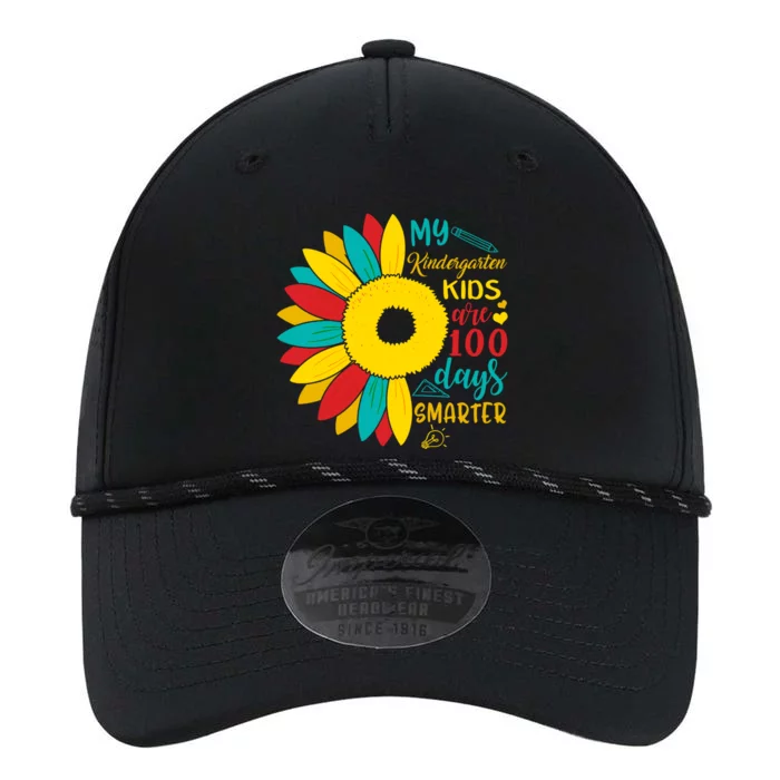 100th Day Of School Kindergarten Teacher Smarter Sunflower Cute Gift Performance The Dyno Cap