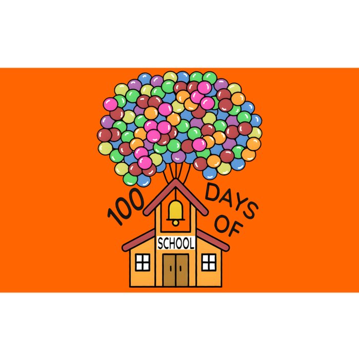 100 Days Of School Balloons Bumper Sticker