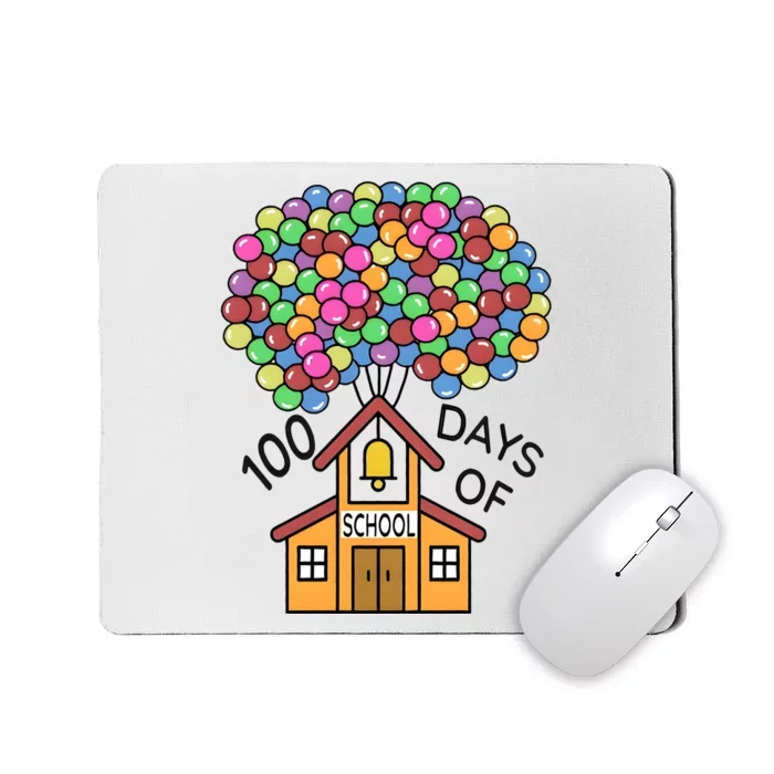 100 Days Of School Balloons Mousepad