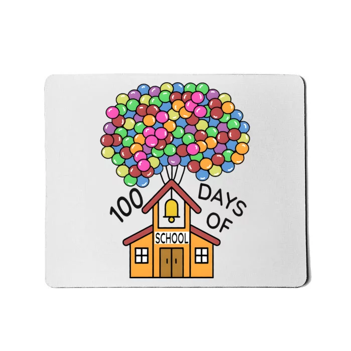 100 Days Of School Balloons Mousepad