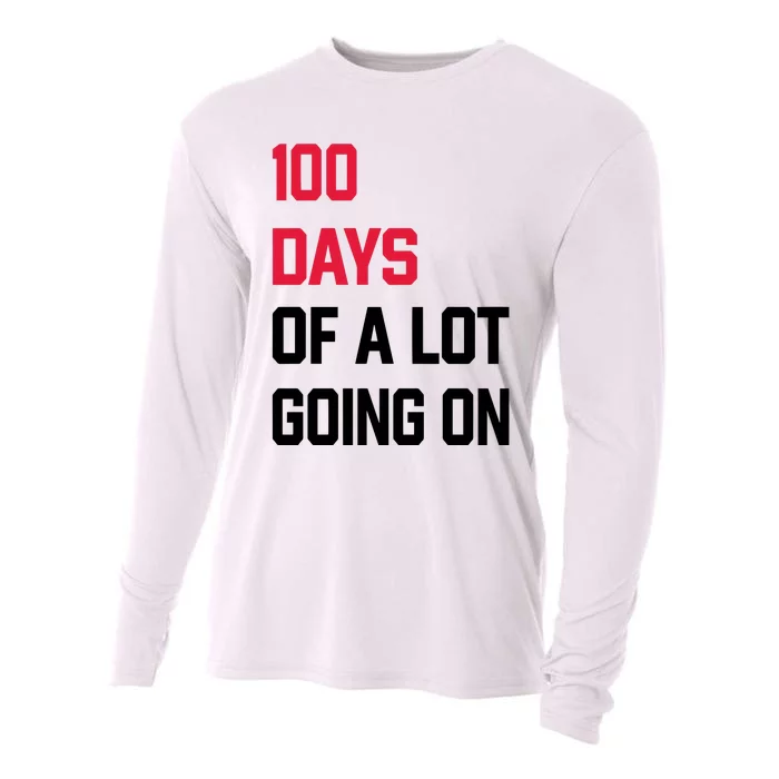 100 Days Of A Lot Going On Cooling Performance Long Sleeve Crew